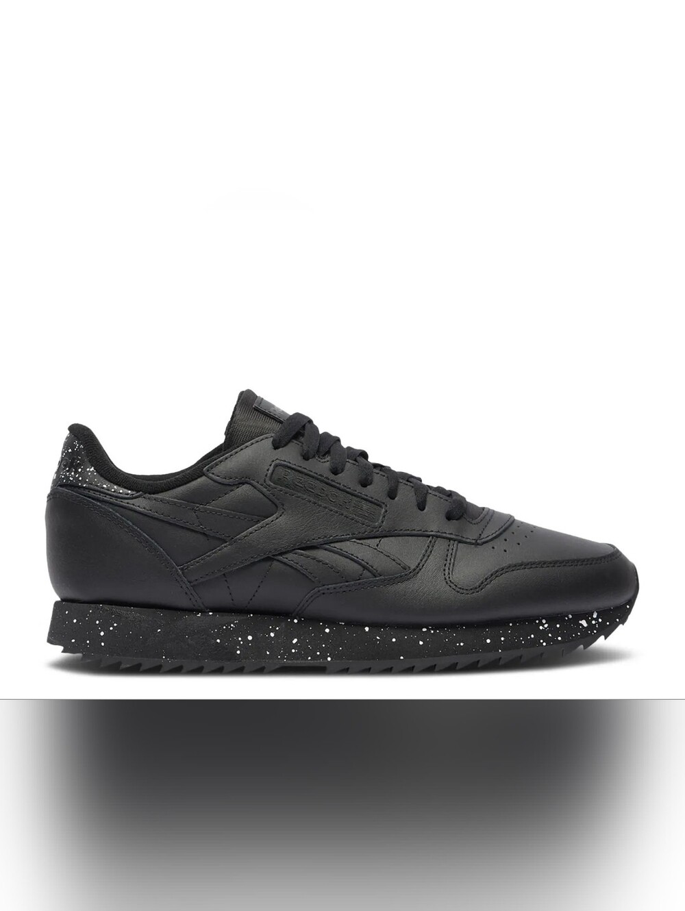 Reebok Classic Leather Ripple Black White H03870 Men Size 10 1/2 trainer